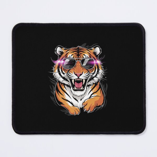 Item preview, Cool Animal Sunglasses Tiger designed and sold by PowAcademy.