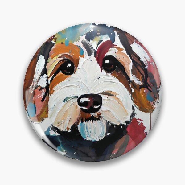 Item preview, Colorful Abstract Sheepadoodle Dog Portrait designed and sold by ChrisButler.