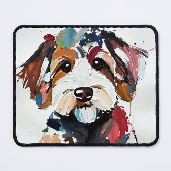 Item preview, Colorful Abstract Sheepadoodle Dog Portrait designed and sold by ChrisButler.