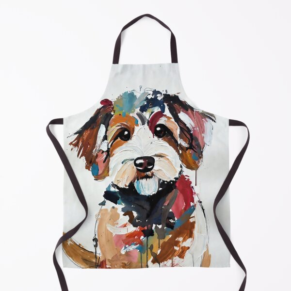 Item preview, Colorful Abstract Sheepadoodle Dog Portrait designed and sold by ChrisButler.
