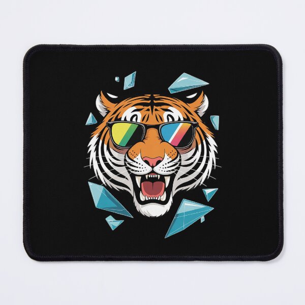 Item preview, Cool Growling Bengal Tiger with Sunglasses Fun  designed and sold by MathisBellanger.