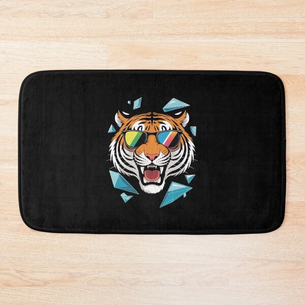 Item preview, Cool Growling Bengal Tiger with Sunglasses Fun  designed and sold by MathisBellanger.