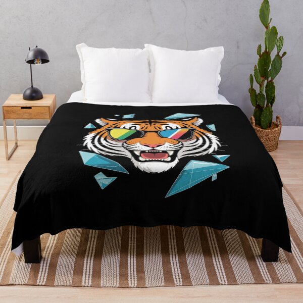 Item preview, Cool Growling Bengal Tiger with Sunglasses Fun  designed and sold by MathisBellanger.