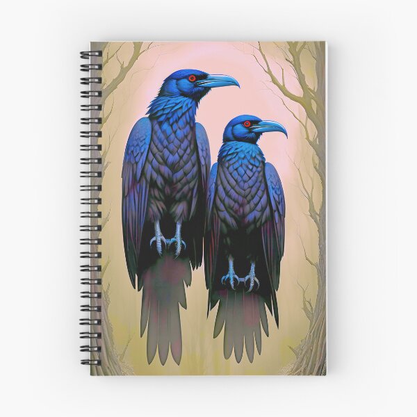 Item preview, Twin Ravens in a Surreal Forest designed and sold by nellievin.