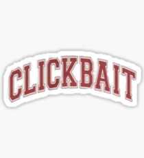 David Dobrik - Clickbait (Red and Grey) Sticker