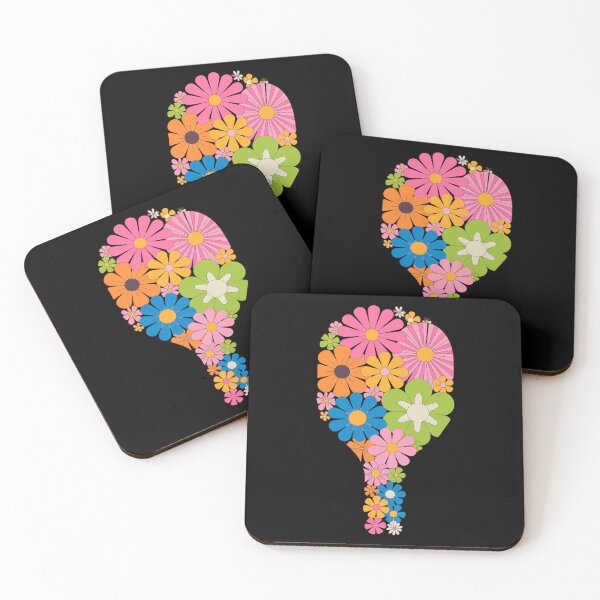 Item preview, Pickleball Sports Racquet Racket Paddle Flowers designed and sold by Slwankol.