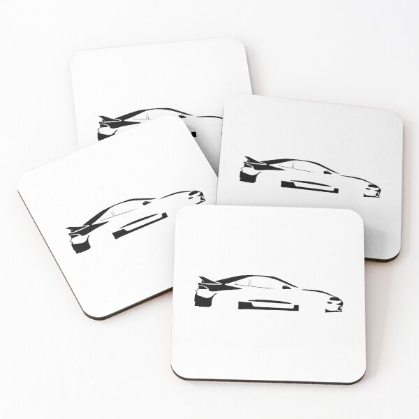 Item preview, Eclipse GSX AWD (1999) Minimalist Car Silhouette (Black) designed and sold by FearnCreative.