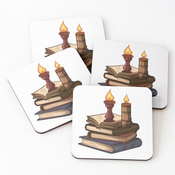 Item preview, Candlelit Book Stack designed and sold by New-School-Wave.