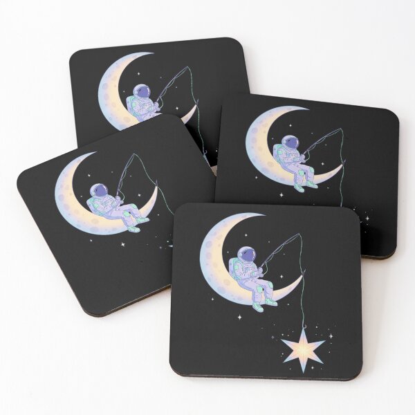 Item preview, Astronaut Fishing for Stars - LoFi Chill Space Aesthetic designed and sold by BeFaCtO.