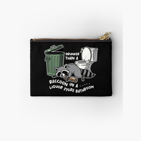 Item preview, Drunk Raccoon in A Liquor Store Bathroom  designed and sold by lesiamaxwell.