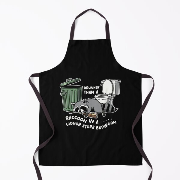 Item preview, Drunk Raccoon in A Liquor Store Bathroom  designed and sold by lesiamaxwell.