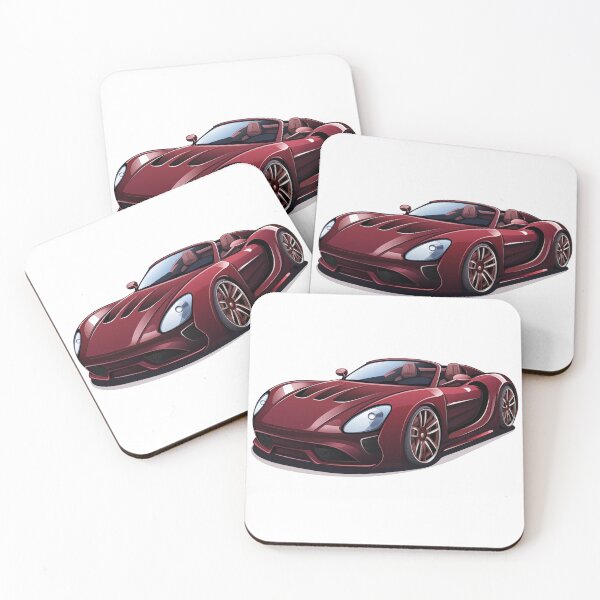 Item preview, Vintage Red Convertible designed and sold by New-School-Wave.
