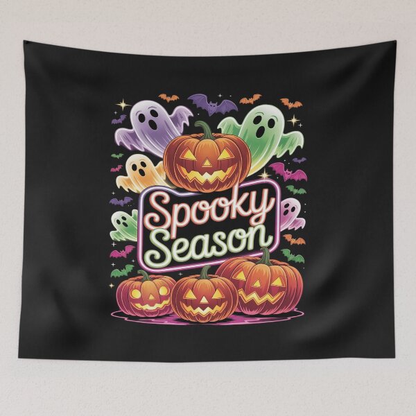 Item preview, Spooky Season Cute Ghost Neon Halloween Neon Lights designed and sold by AvagondaMind.