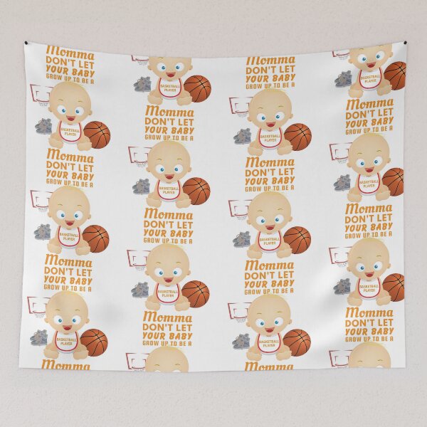 Item preview, Mommas, Don’t Let Your Babies Grow Up To Be a Basketball Player - Regret Meets Rebounds designed and sold by SnarkSharks.