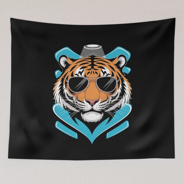 Item preview, Cool Tiger Striped Animal Theme Party For Boys Girls  designed and sold by PowAcademy.