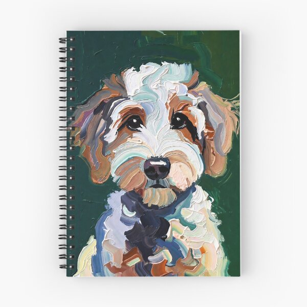 Item preview, Sheepadoodle Portrait on Emerald Green designed and sold by ChrisButler.