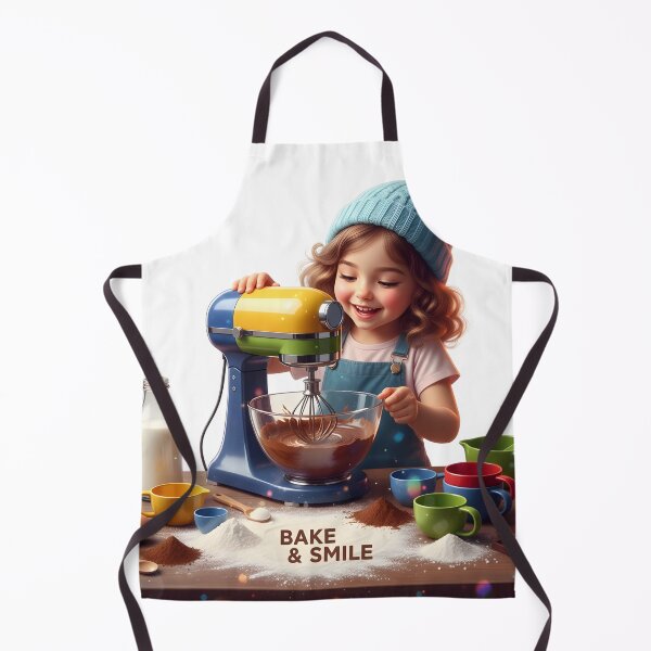 Item preview, Vibrant Little Chef Baking: Bake & Smile Cozy Kitchen Mixer Adventure Art designed and sold by VibranPalette.