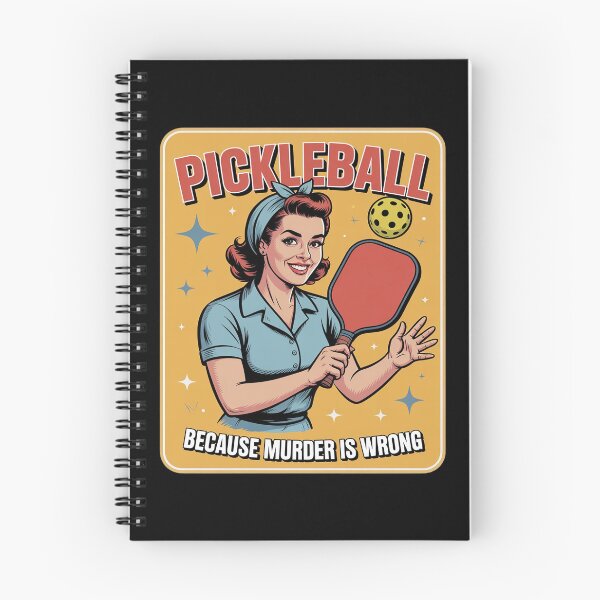 Item preview, Pickleball Woman Because Murder is Wrong designed and sold by ProudForFunny.