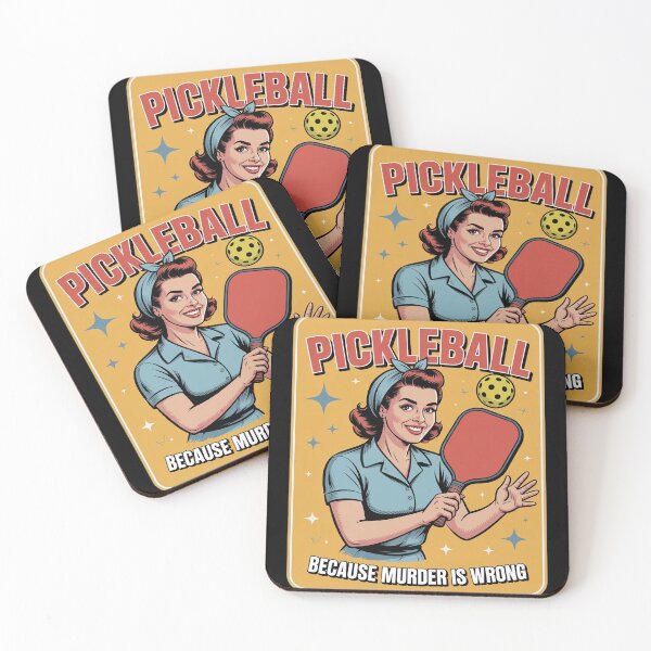 Item preview, Pickleball Woman Because Murder is Wrong designed and sold by ProudForFunny.