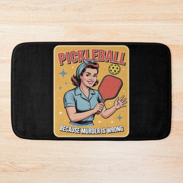 Item preview, Pickleball Woman Because Murder is Wrong designed and sold by ProudForFunny.