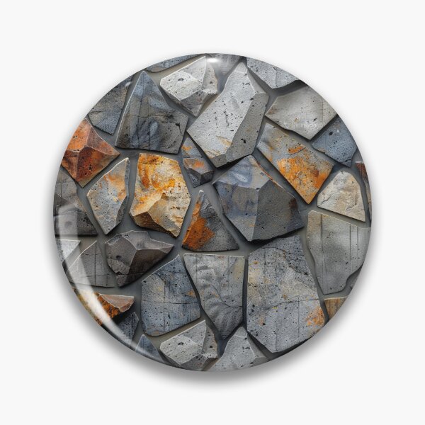 Item preview, Geometric Rusty Stone and Concrete Pattern designed and sold by NTGUILTY.