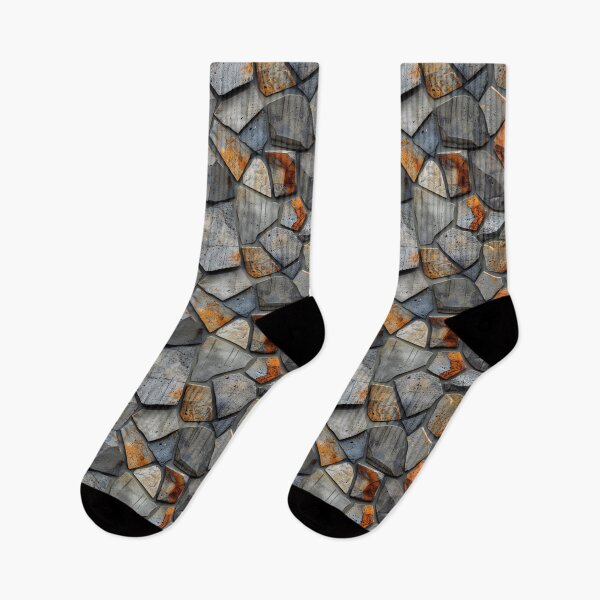 Item preview, Geometric Rusty Stone and Concrete Pattern designed and sold by NTGUILTY.