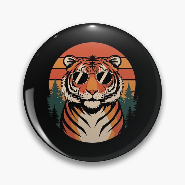 Item preview, Cool Tiger With sunglasses Forest Lover  designed and sold by MathisBellanger.