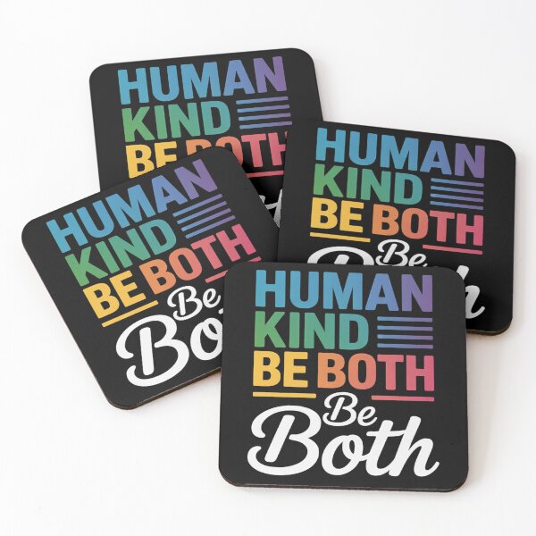 Item preview, Human Kind Be Both LGBTQ Ally Pride Rainbow Positive Message  designed and sold by CombatTask.
