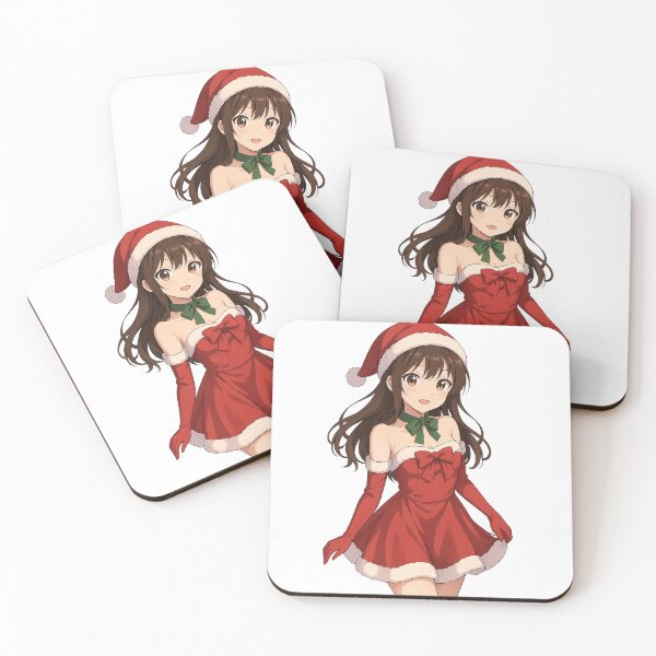 Item preview, Anime Christmas Girl – Cute Festive Waifu Illustration | Holiday Aesthetic Anime Art designed and sold by TokyoCraft.