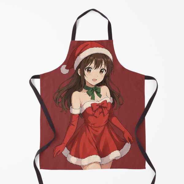Item preview, Anime Christmas Girl – Cute Festive Waifu Illustration | Holiday Aesthetic Anime Art designed and sold by TokyoCraft.
