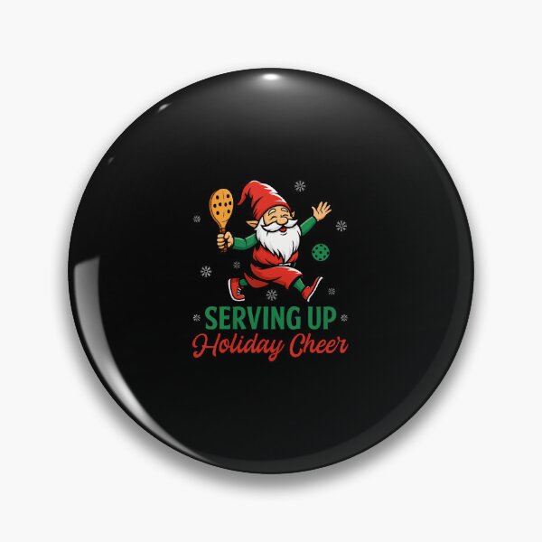 Item preview, Serving Up Cheer Funny Pickleball Gnome designed and sold by elihletoriong.