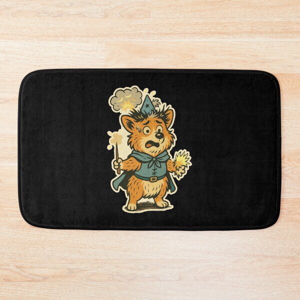Item preview, Castlecore Pets: Corgi – Wizard Corgi Spell Mishap – Gift for Corgi Lovers • Retro Comics • Vintage Halftone designed and sold by JacobKAurumhead.