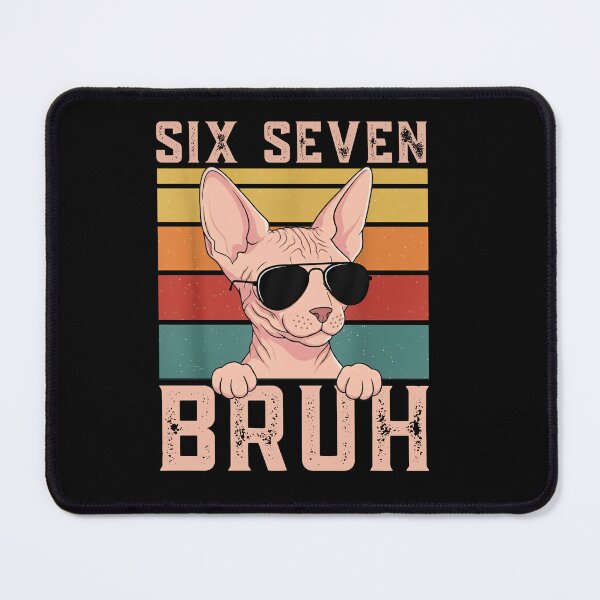 Item preview, Sphynx Cat 67 Bruh Funny Retro Shirt designed and sold by LashondaGreen89.
