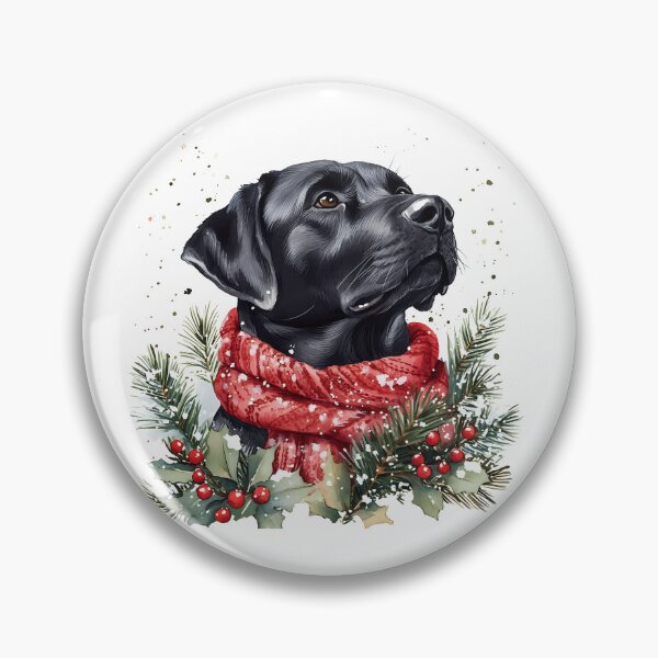 Item preview, Festive Black Lab designed and sold by rmcbuckeye.