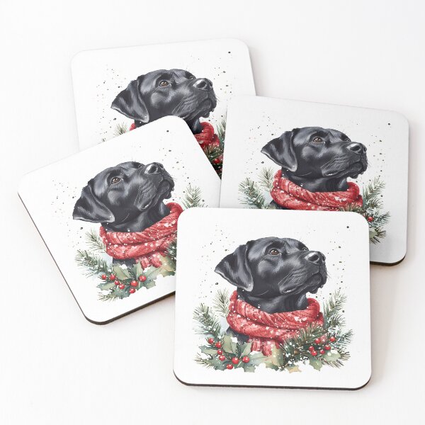 Item preview, Festive Black Lab designed and sold by rmcbuckeye.