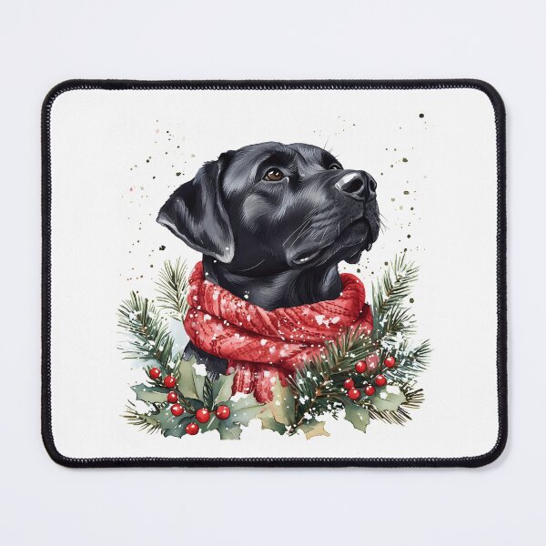 Item preview, Festive Black Lab designed and sold by rmcbuckeye.