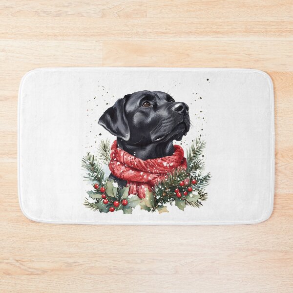 Item preview, Festive Black Lab designed and sold by rmcbuckeye.