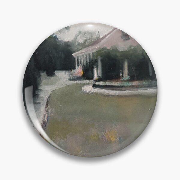 Item preview, Katoomba Front Garden with Pond Oil Painting designed and sold by yukimoonlet.