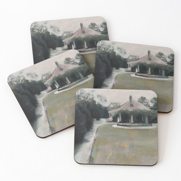 Item preview, Katoomba Front Garden with Pond Oil Painting designed and sold by yukimoonlet.