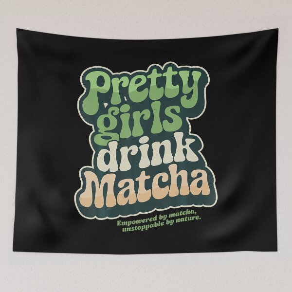 Item preview, Pretty Girls Drink Matcha Retro 60S 70S Matcha Lovers designed and sold by elihletoriong.