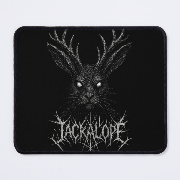 Item preview, Jackalope Scratch Art – Dark Grunge Style Mythical Creature designed and sold by Mortisigil.