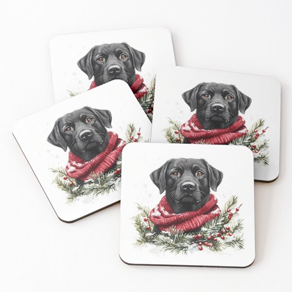 Item preview, Festive Black Lab designed and sold by rmcbuckeye.
