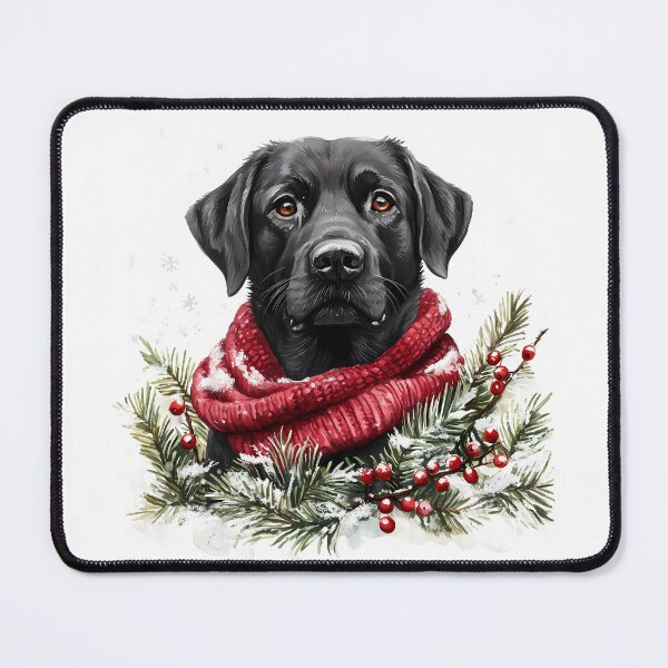 Item preview, Festive Black Lab designed and sold by rmcbuckeye.