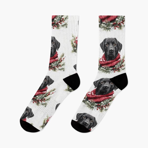 Item preview, Festive Black Lab designed and sold by rmcbuckeye.