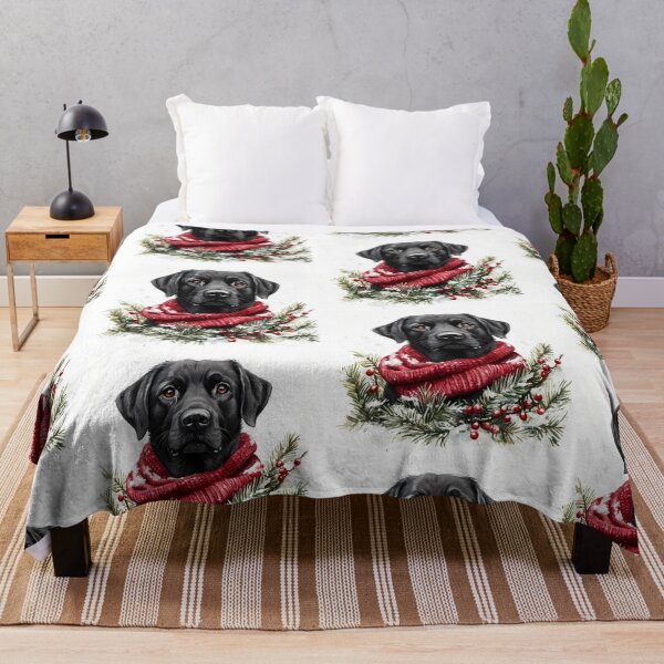 Item preview, Festive Black Lab designed and sold by rmcbuckeye.