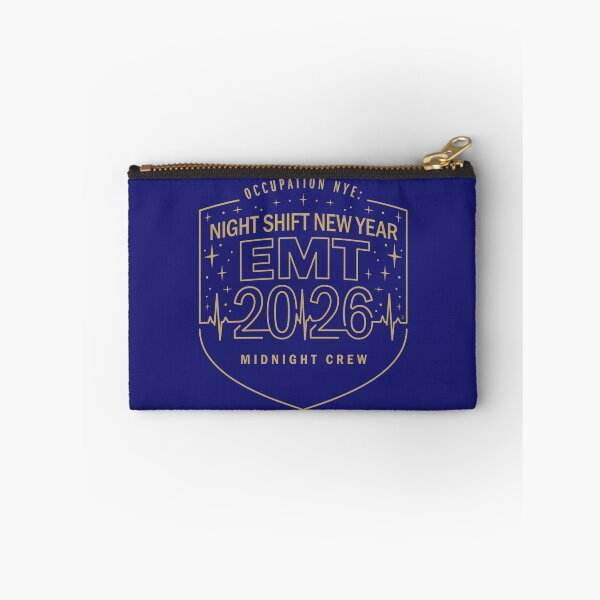 Item preview, Night Shift New Year EMT 2026 - Midnight Crew - First Responder Badge designed and sold by gstevensonart.