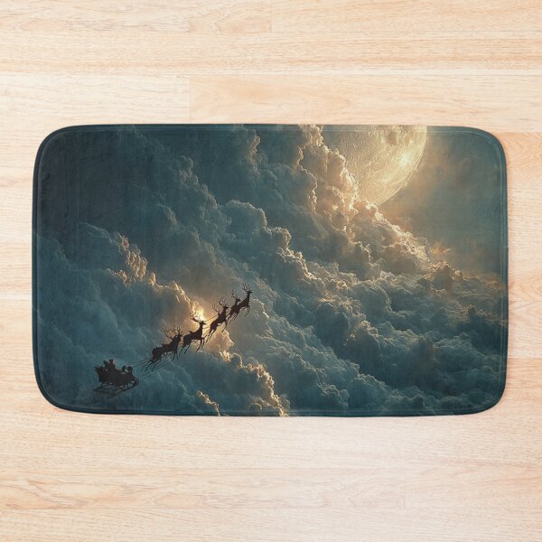 Item preview, Santa making his Route designed and sold by dazzeink.