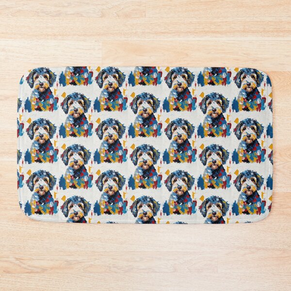Item preview, Vibrant Sheepadoodle Abstract Portrait designed and sold by ChrisButler.