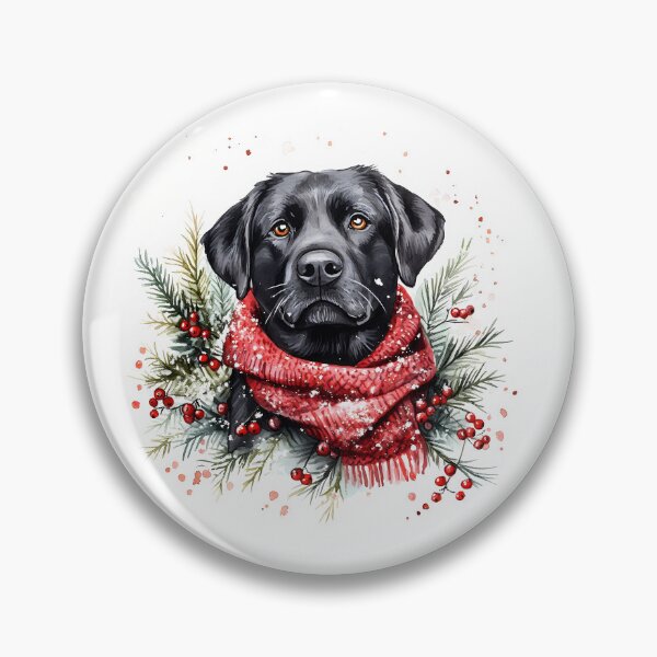 Item preview, Festive Black Lab designed and sold by rmcbuckeye.