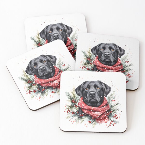 Item preview, Festive Black Lab designed and sold by rmcbuckeye.